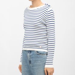 Pull 20-ecru/bleu molly-m112421c0a Femme LA PETITE ETOILE