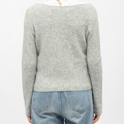 Pull 01-gris chine mila-m112422a5a Femme LA PETITE ETOILE