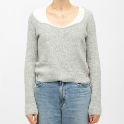 Pull 01-gris chine mila-m112422a5a Femme LA PETITE ETOILE