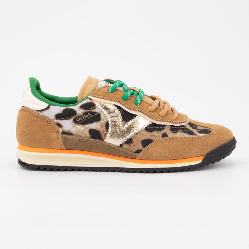 Basket camel saturno serraje & nylon anim 1158103 36/41 Femme VICTORIA