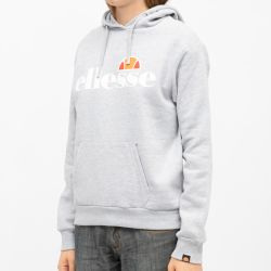Sweat à capuche doux avec grand logo Femme ELLESSE Sweat à capuche doux avec grand logo Femme ELLESSE