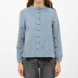 Blouse velours col mao blondie Femme LA PETITE ETOILE