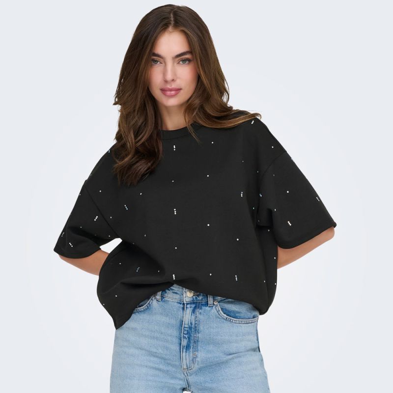 TEE SHIRT BLACK ONLEDEL 15353293 4360