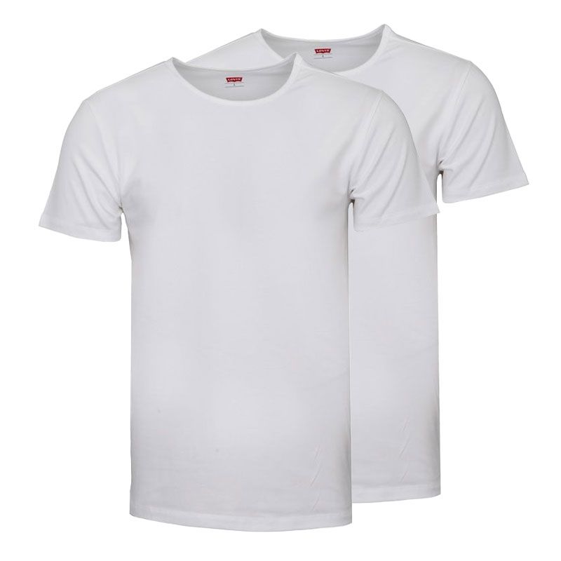 Lot de 2 tee shirts unis basiques col rond manches courtes Homme LEVI'S Lot de 2 tee shirts unis basiques col rond manches courtes Homme LEVI'S
