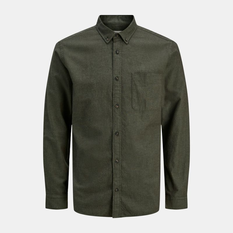 CHEMISE DARK GREY MELANGE JWHCLASSIC 12284232 4400
