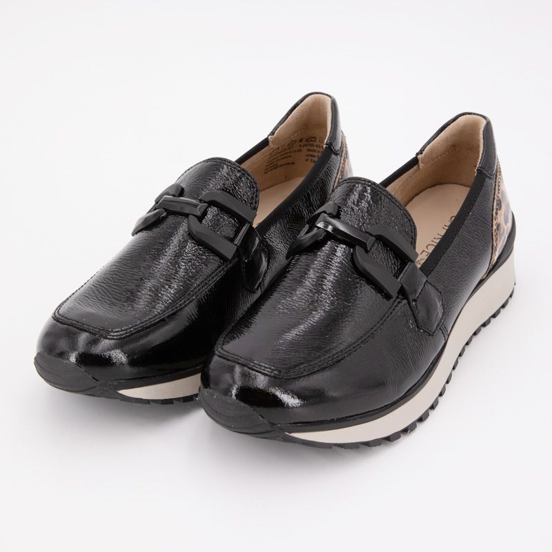 MOCASSIN BLACK NAPLAK 92470043 T36/41 MOCASSIN BLACK NAPLAK 92470043 T36/41