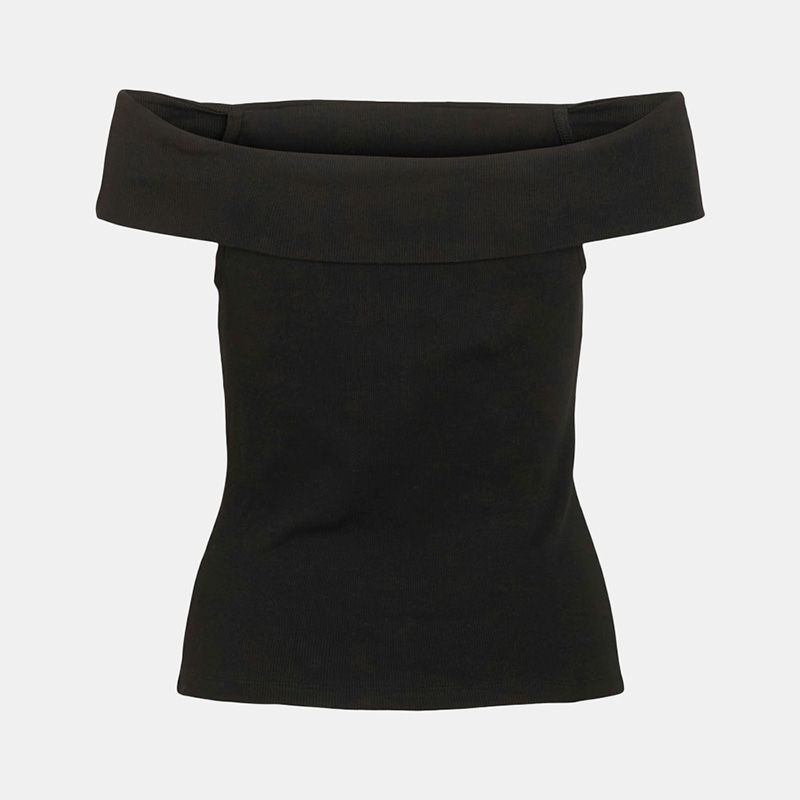 Blouses kani black épaules dénudées Femme VILA