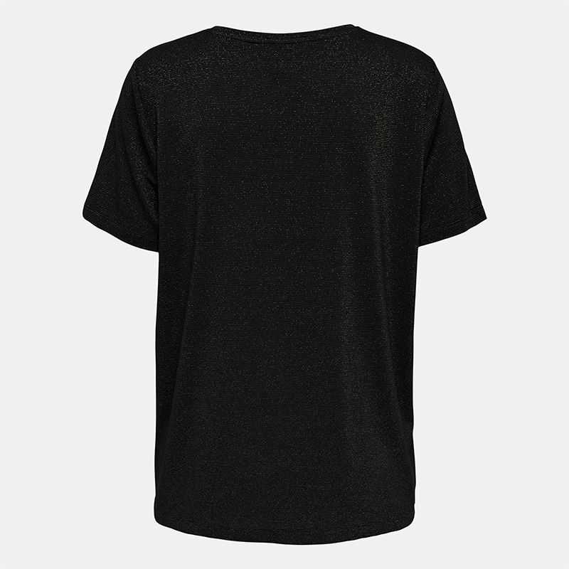 Tee shirt harly pailleté regular col v Femme ONLY Tee shirt harly pailleté regular col v Femme ONLY