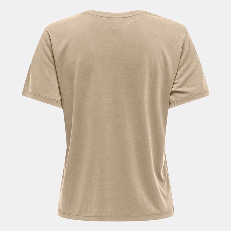 Tee shirt hannah regular fit décolleté V humus Femme ONLY