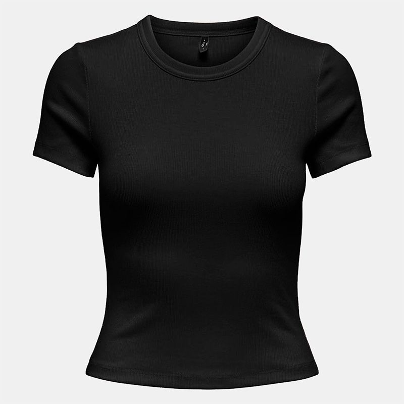 Tee shirt basique col rond coton bio Femme ONLY
