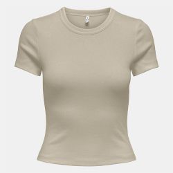 Tee shirt basique col rond coton bio Femme ONLY