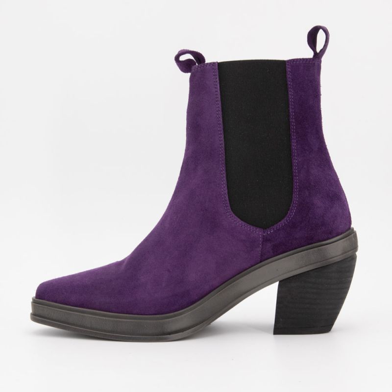 Bottine a talon violet sumito t35/t41 Femme EXIT