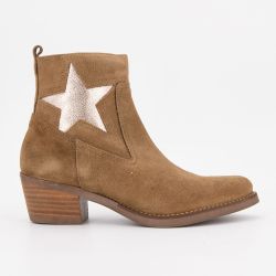 Bottine sade taupe/elista platin 6952 t36/40 Femme PATRICIA MILLER