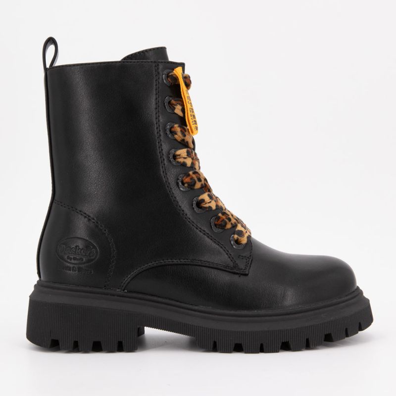Bottine a lacet black 55qn711610 t31/39 Enfant DOCKERS BY GERLI