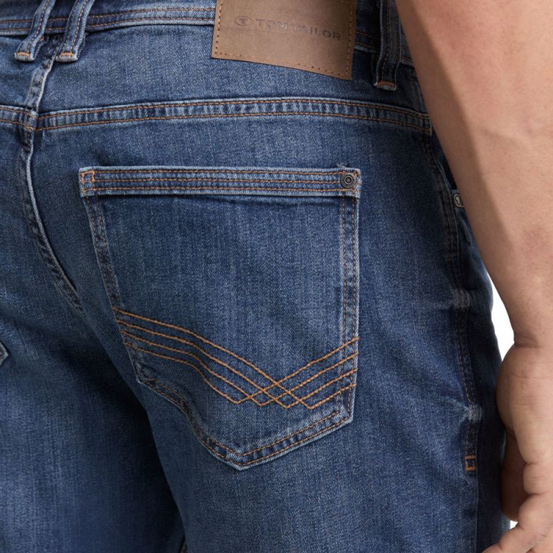 Jeans used mid stone blue denim 10119 marvin 1007858 Homme TOM TAILOR