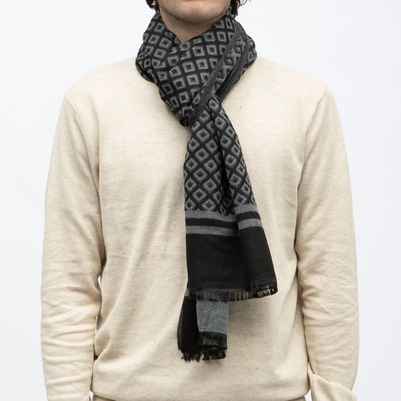 Echarpe imprimee 30x190cm lyam Homme TED LAPIDUS