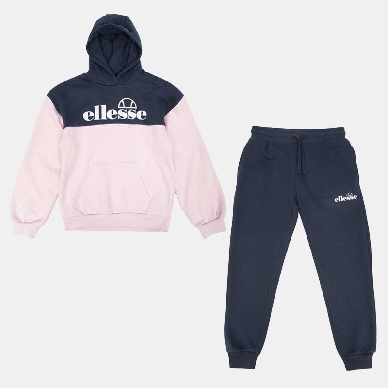 Ensemble de jogging marine rose sj00428 Enfant, Bébé ELLESSE