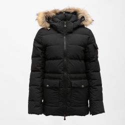 DOUDOUNE CAP FOURRURE AUTHENTIC MINI RIPSTOP FUR BLACK