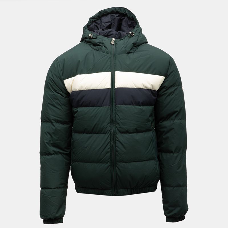 Doudoune capuche delano baltic green Homme PYRENEX