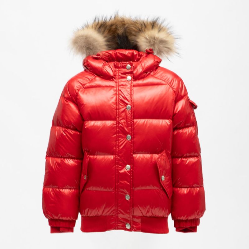 Doudoune cap fourrure avi-jam Enfant PYRENEX