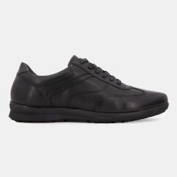 Baskets de ville noires cuir lacets noirs Homme PIERRE CARDIN Baskets de ville noires cuir lacets noirs Homme PIERRE CARDIN