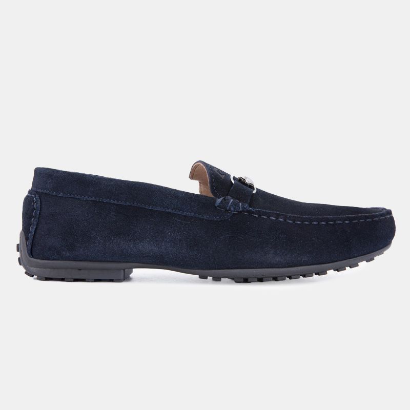 Mocassins en daim avec détail métallique Homme PIERRE CARDIN