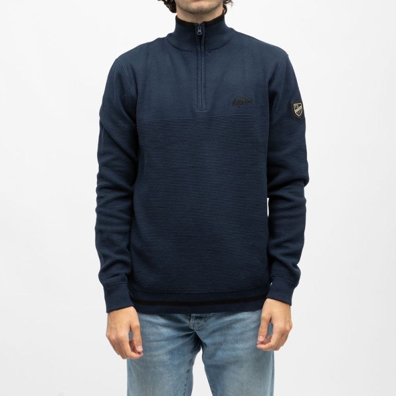 Pull demi zip edmond Homme KAPORAL