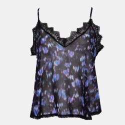 Caraco à bretelles nero rahvvia avec dentelle Femme DIXIE