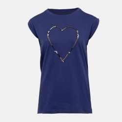 T-shirt tea denim blue js24-102-01 Femme JOSEPH 'IN