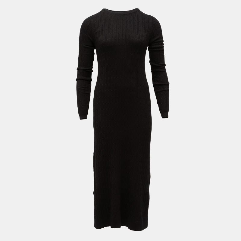 Robe maxi maille torsadée col rondFemme BILL TORNADE Robe maxi maille torsadée col rondFemme BILL TORNADE