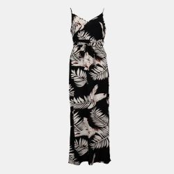 Robe maxi à bretelles imprimé feuilles Femme VERO MODA