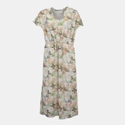 Robe longue nahema tilleul motif à fleurs Femme DEELUXE 74