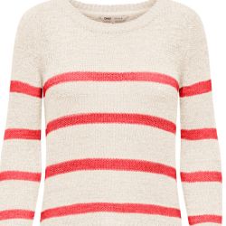 Pull geena imprimé rayures en maille Femme ONLY Pull geena imprimé rayures en maille Femme ONLY