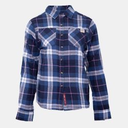 Chemise en coton bucheron Austin bleue Femme AMERICAN PEOPLE