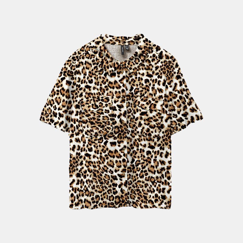 Chemise imprimé léopard à boutons Femme VERO MODA