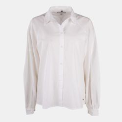 Chemise blanche regular 100% coton Femme TOMMY HILFIGER