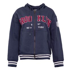 Sweat zippée avec capuche Brooklyn Femme AMERICAN PEOPLE Sweat zippée avec capuche Brooklyn Femme AMERICAN PEOPLE