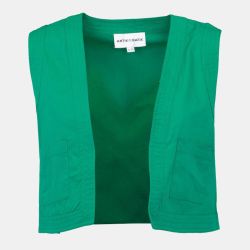 Gilet sans manches coton karo couleur unie Femme ANTIK BATIK