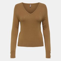 Pull fin Minna col V manches longues Femme ONLY