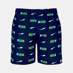 Short de bain navy imprimé de couleurs PumaEnfant PUMA