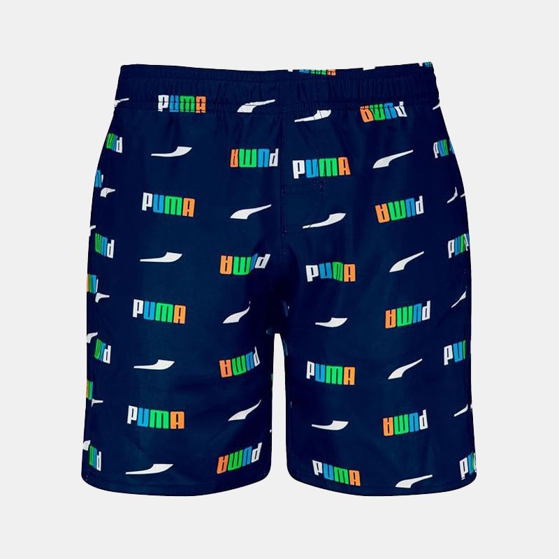 Short de bain navy imprimé de couleurs PumaEnfant PUMA
