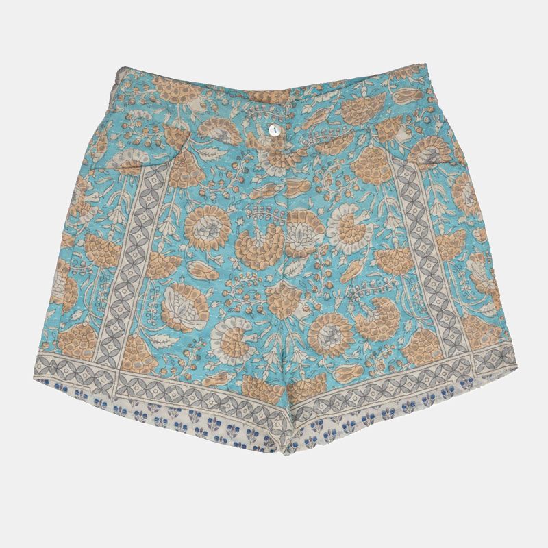 Short flavie coton à fleurs Femme ANTIK BATIK