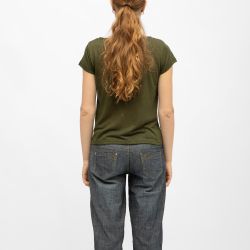 TEE SHIRT MC GLITTER BLACK P118W