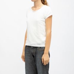 TEE SHIRT MC GLITTER BLACK P118W TEE SHIRT MC GLITTER BLACK P118W