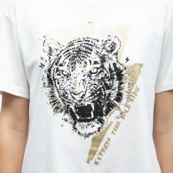 TEE SHIRT MC TIGER OFF WHITE 04V133W