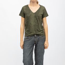 TEE SHIRT MC ZIANA KHAKI P100W