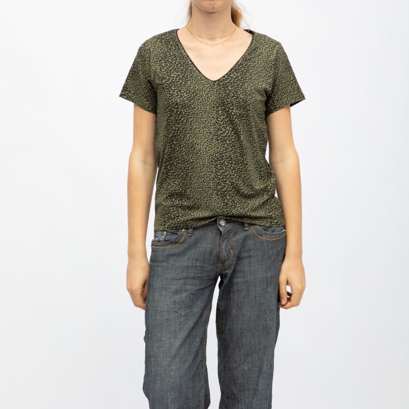 TEE SHIRT MC ZIANA KHAKI P100W