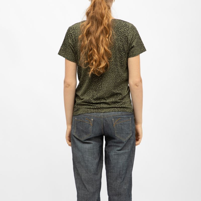 TEE SHIRT MC ZIANA KHAKI P100W