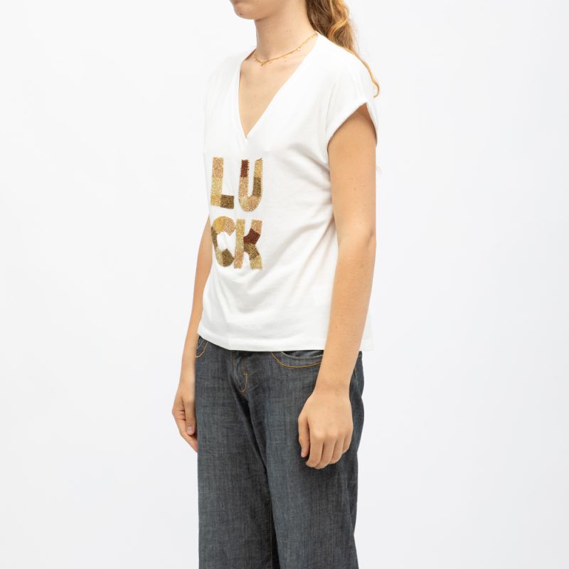 TEE SHIRT MC LOCKY OFF WHITE 04V152W