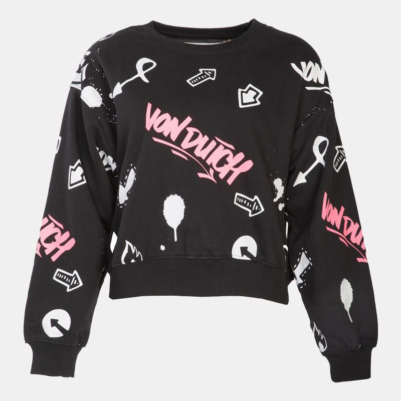 Sweat crop top Femme VON DUTCH